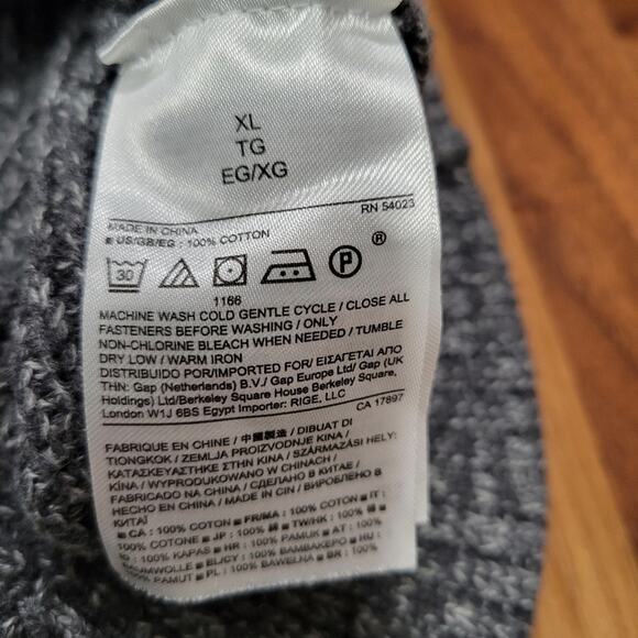 Banana Republic Shawl Collar Button Front Cardigan Sweater Size XL - Picture 4 of 7